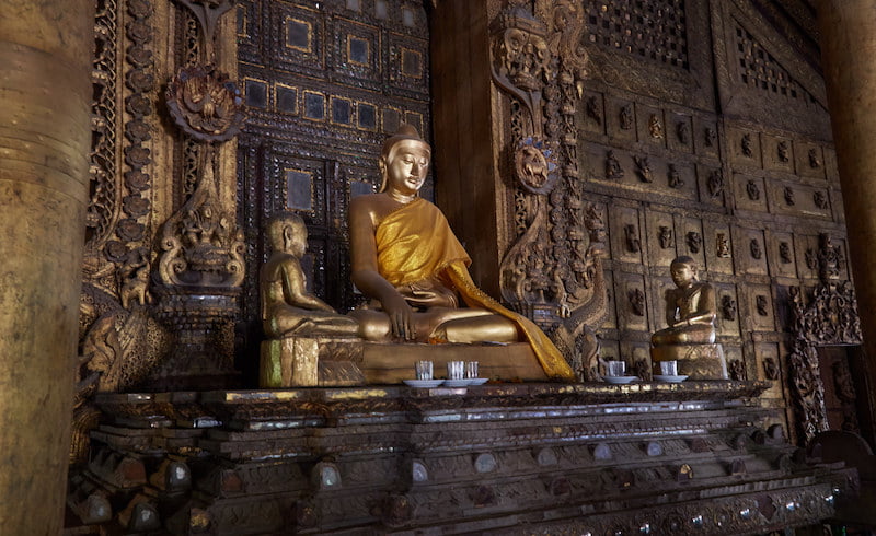 Teak Monastery Buddha