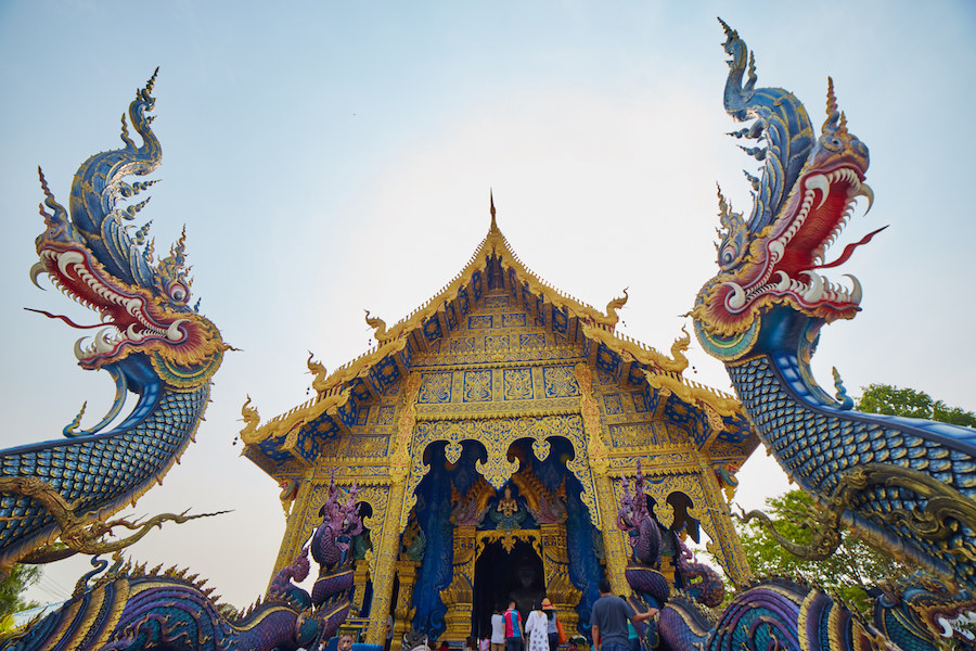 Chiang Rai Blue Temple Entrance