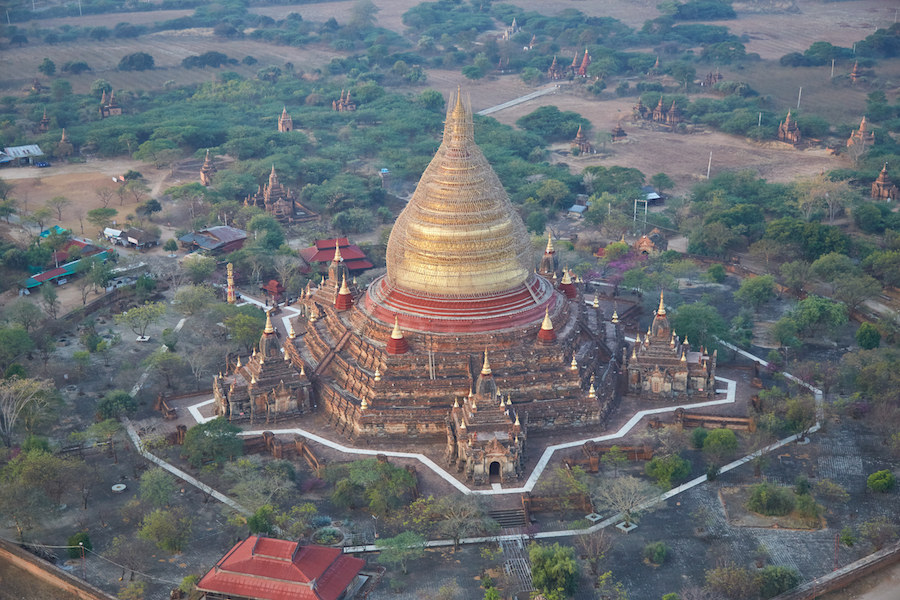 Bagan Five Sided Temple