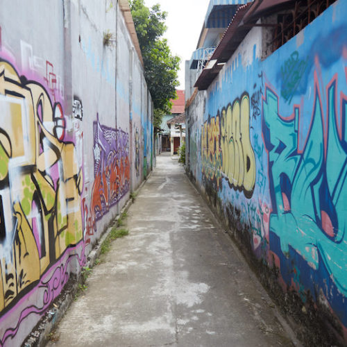 Indonesia Graffiti Alley