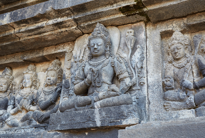 Prambanan Vishnu Relief