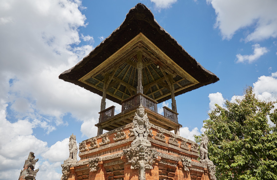 Kulkul shrine Balinese temples