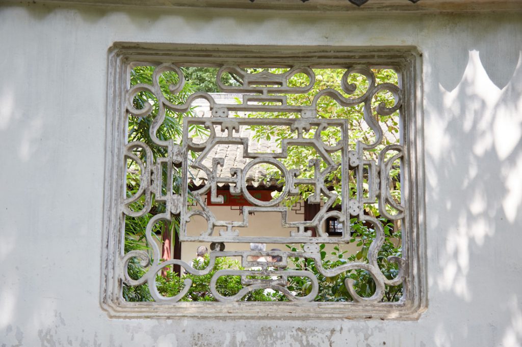 Chinese garden Window