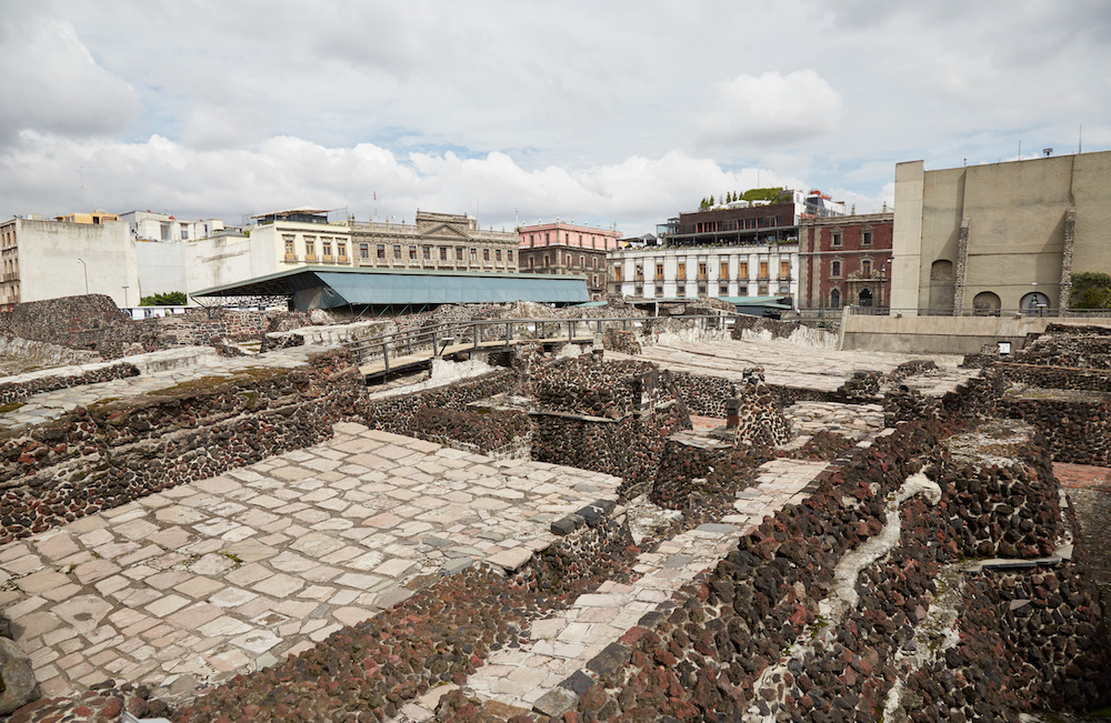 Templo Mayor Ruins Mexico City