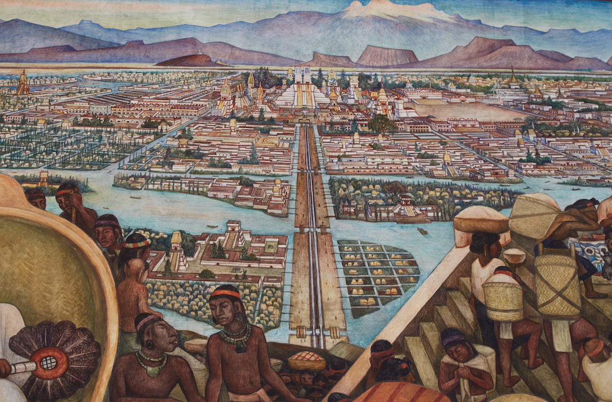The Great Tenochtitlan by Diego Rivera