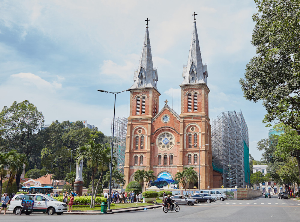 Notre Dame Cathedral Saigon Ho Chi Minh City