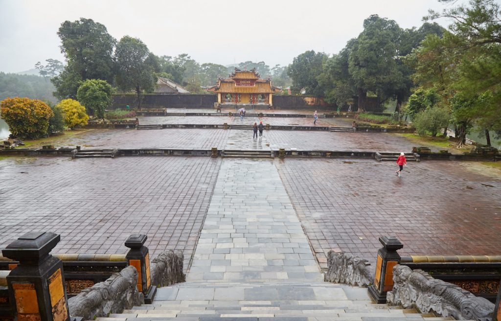 Minh Mang Tomb Wide Courtyard