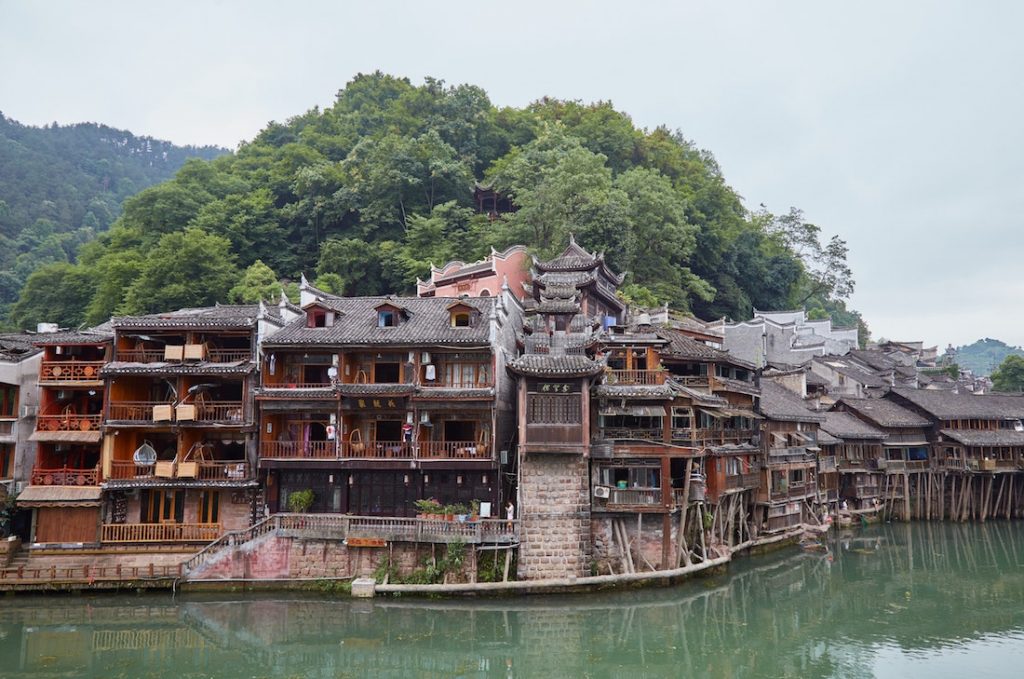 Fenghuang Tuojiang River Stilt Houses