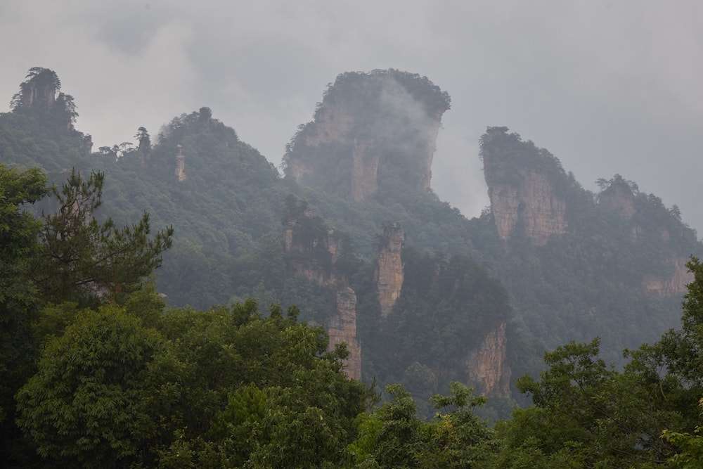 Zhangjiajie National Forest Park Tianzi Mountain