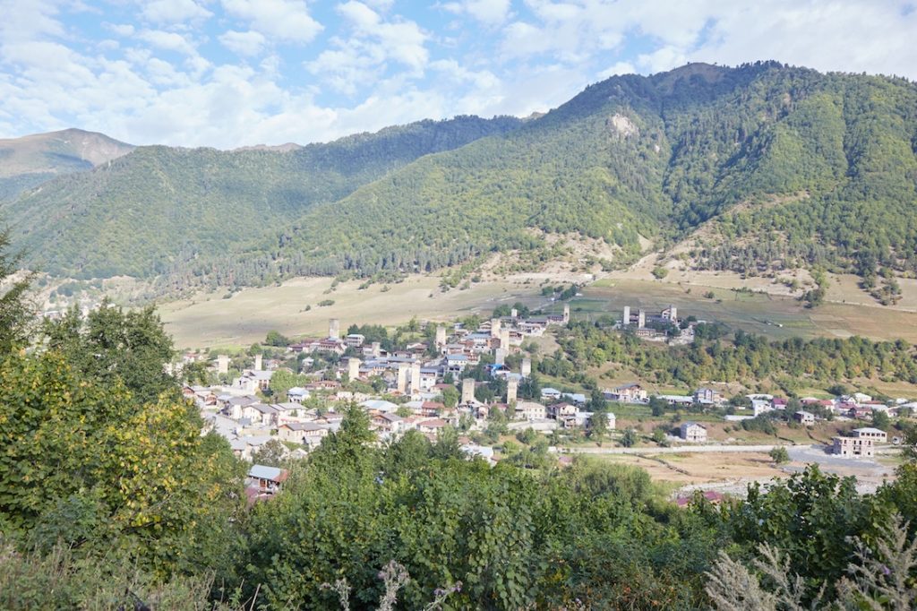 Trekking from Mestia to Ushguli Zhabeshi