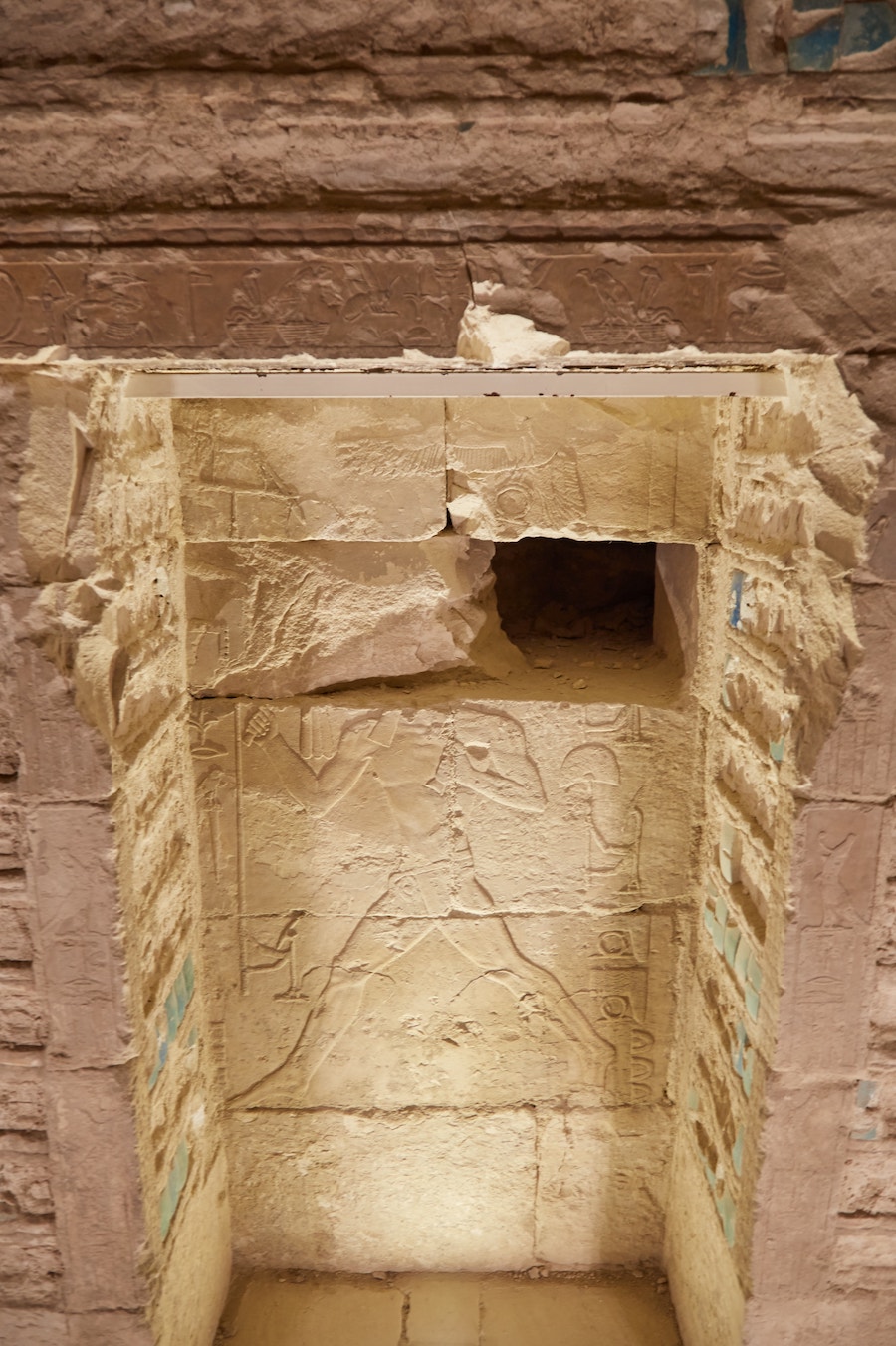 Inside the Step Pyramid of Djoser North Entrance