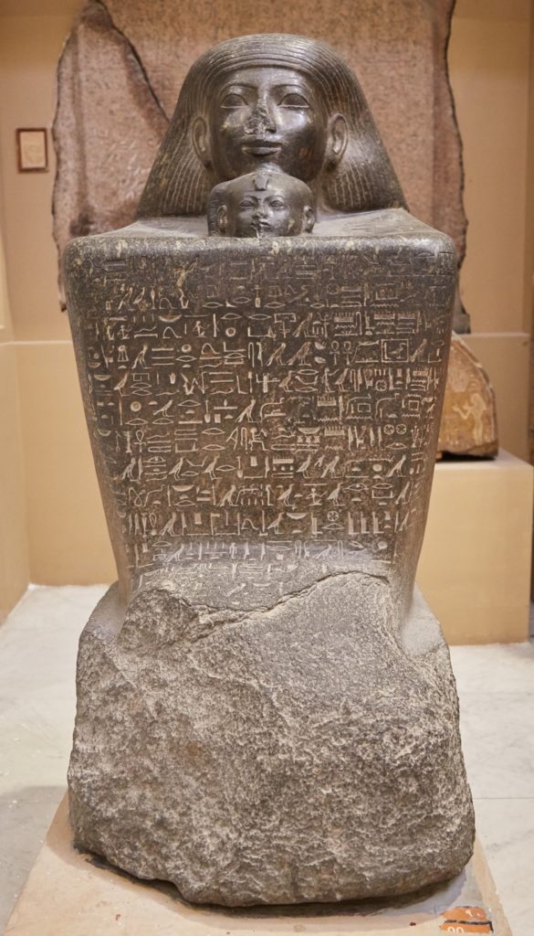 Hatshepsut Senmut Statues Cairo Museum