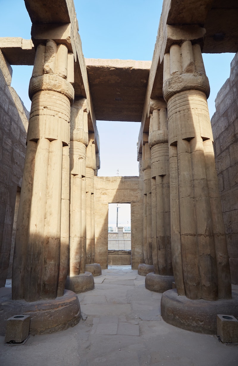 Luxor Temple Hall of Twelve Columns