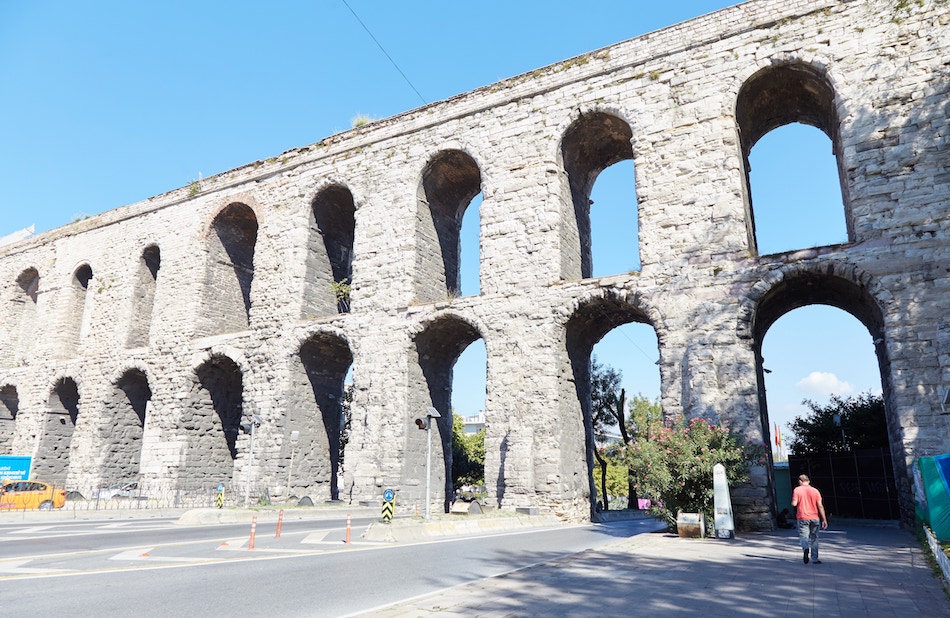 Aqueducts Byzantine Istanbul