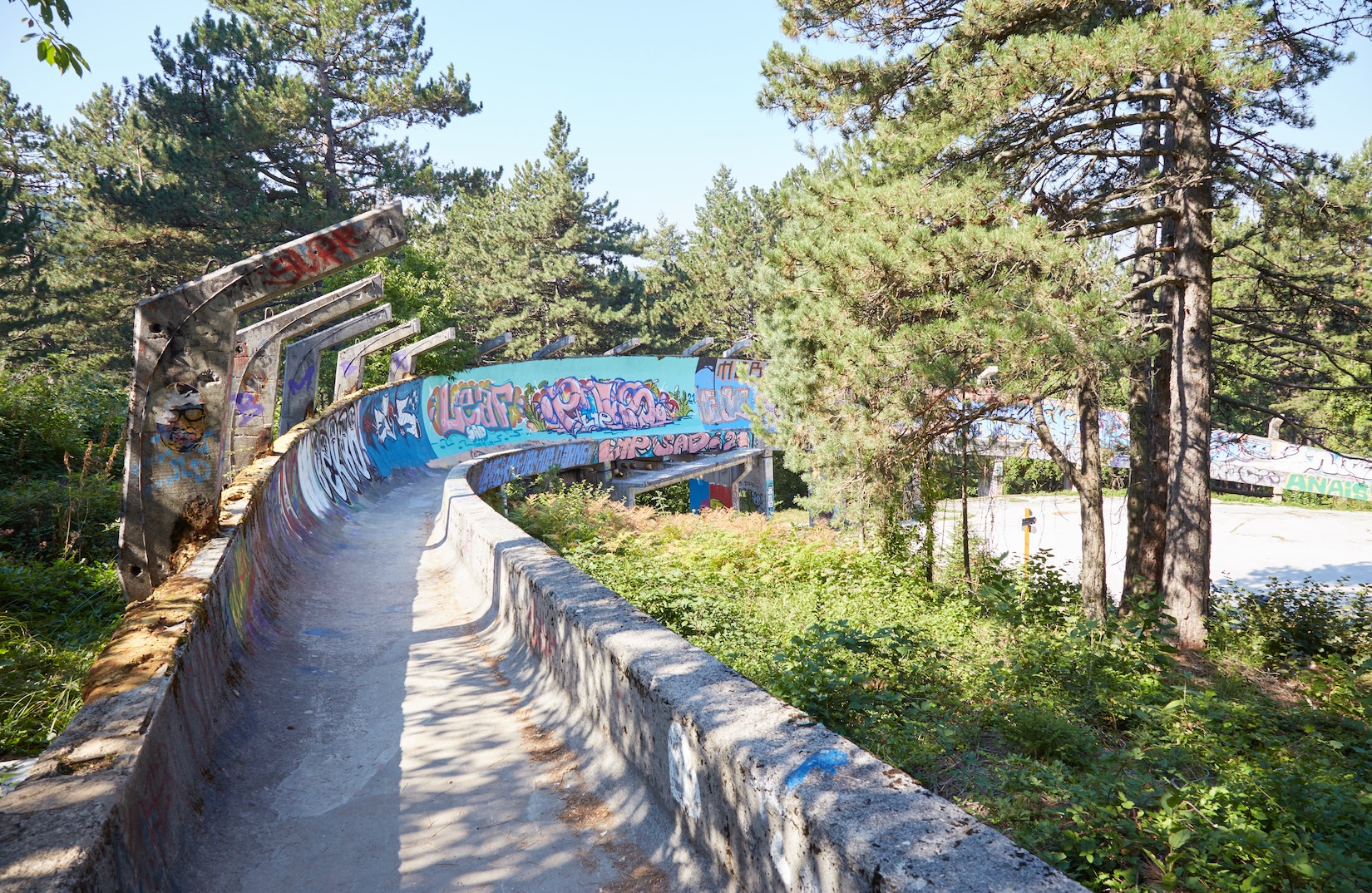 Visiting Sarajevo's Abandoned Bobsled Track