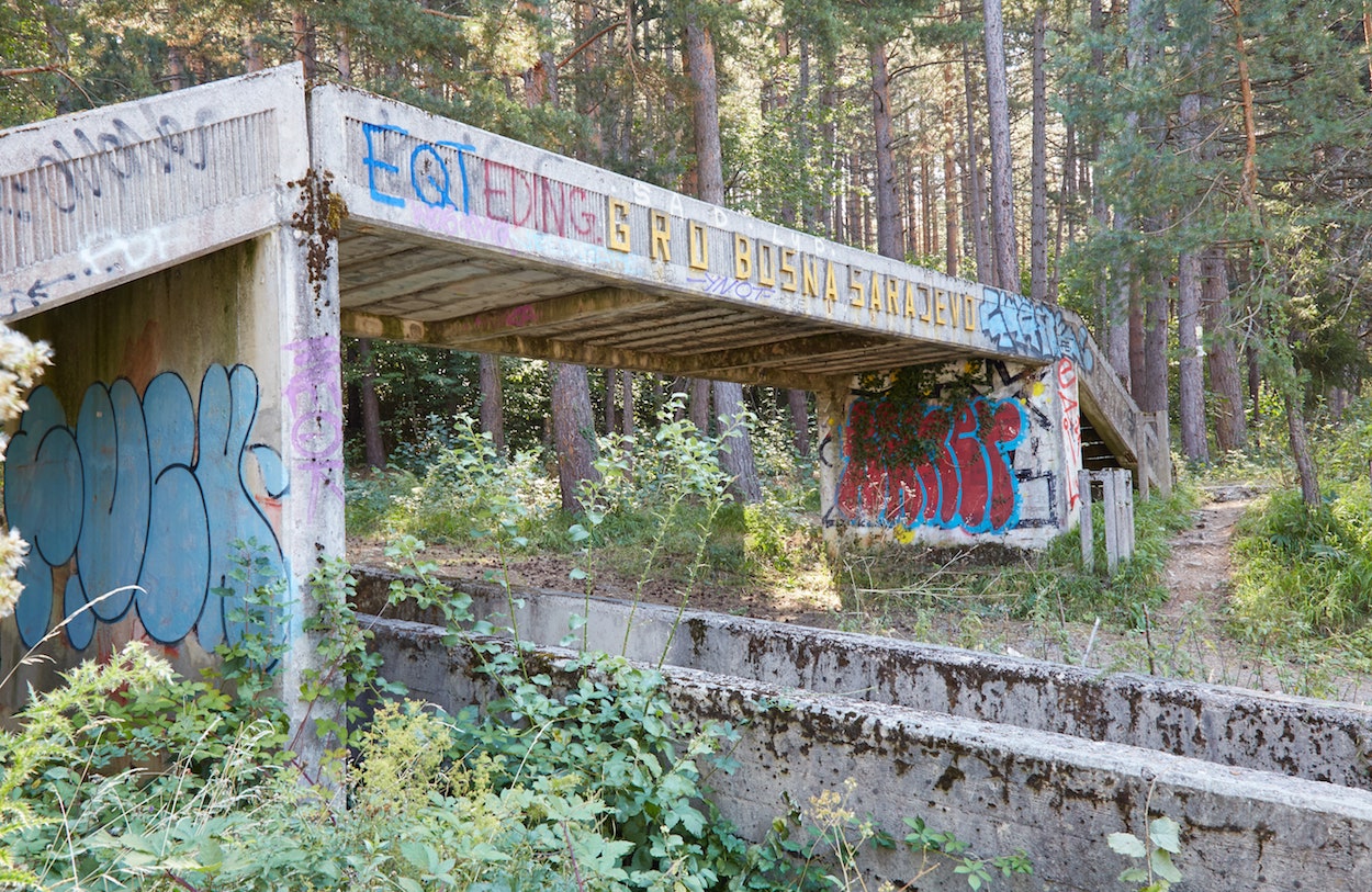 Visiting Sarajevo's Abandoned Bobsled Track