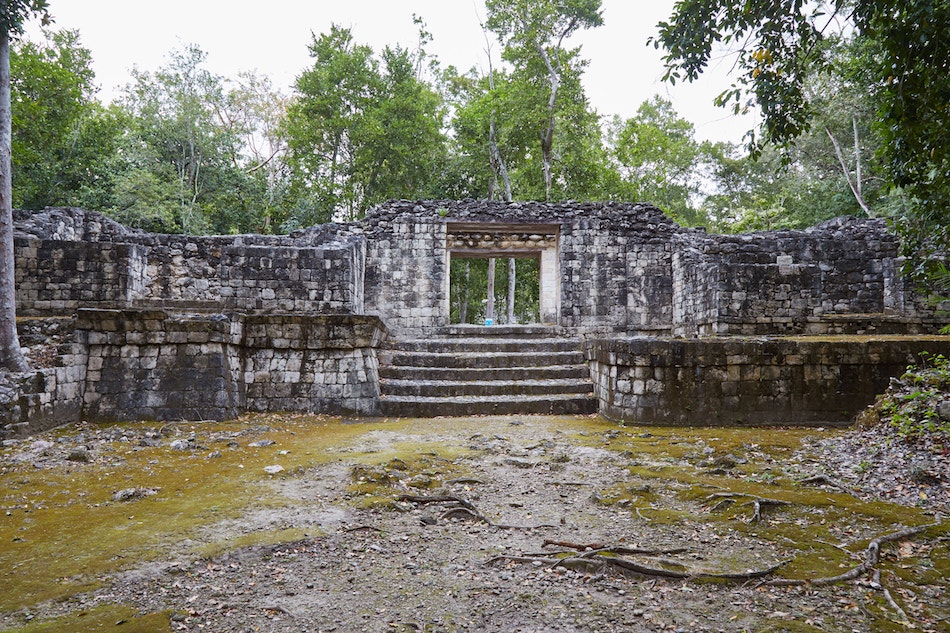 Visiting Balamkú Ruins