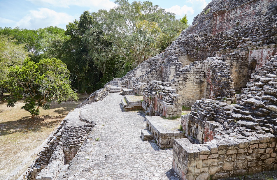 Visiting Becán Ruins